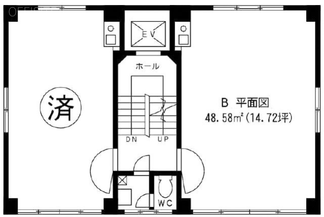 日本橋S&SビルB 間取り図