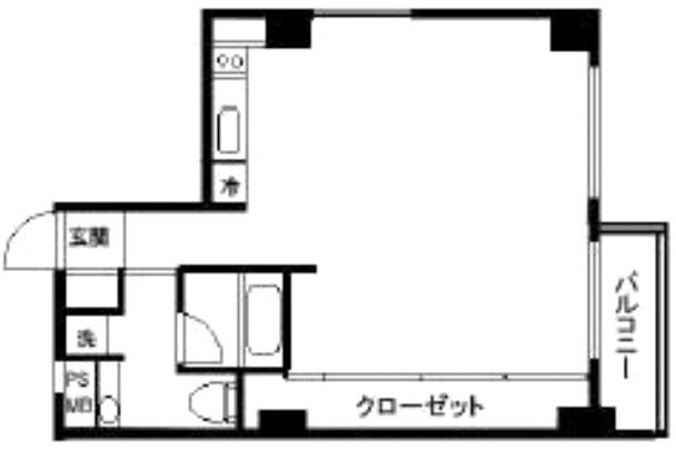 ソフトタウン南青山301 間取り図