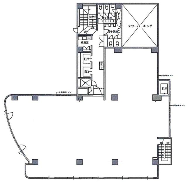 上野TAビル6F 間取り図