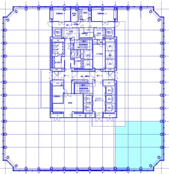 愛宕グリーンヒルズMORIタワー27F 間取り図