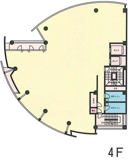 芝浦NAビル4F 間取り図