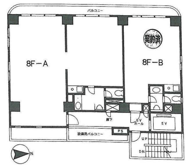 ロイクラトン四谷A 間取り図