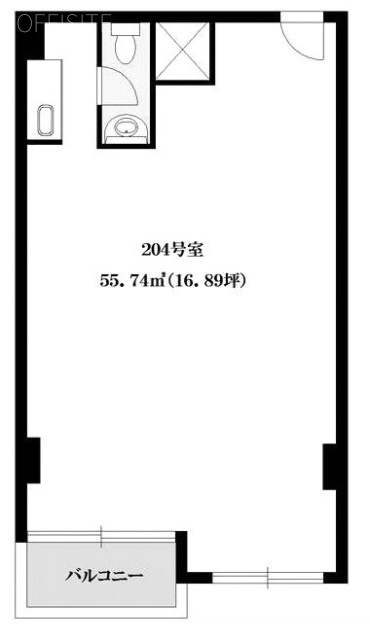 ステュディオ日本橋204 間取り図