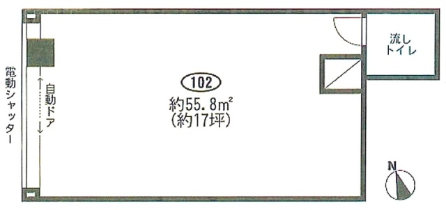 ランドール浅草ビル102 間取り図