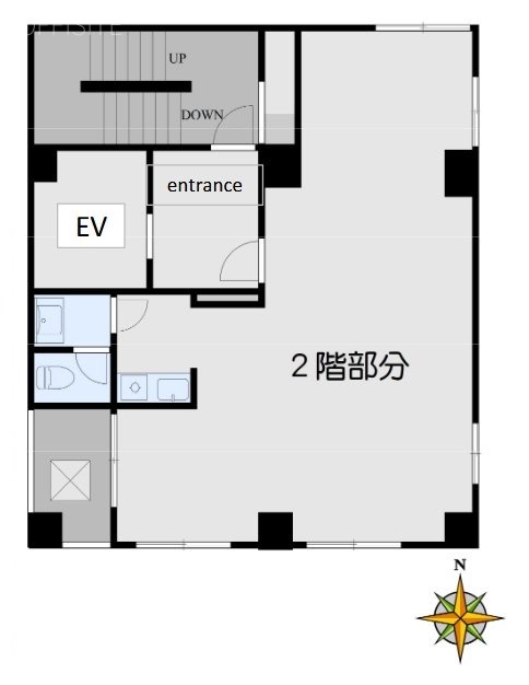 マンション野神2F 間取り図