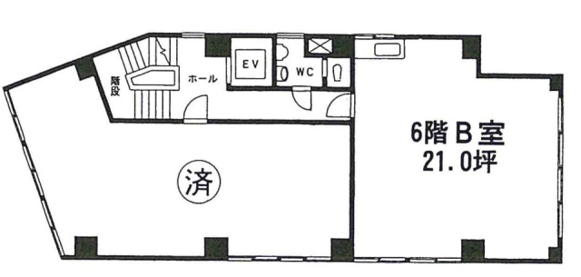 西勢ビルB 間取り図