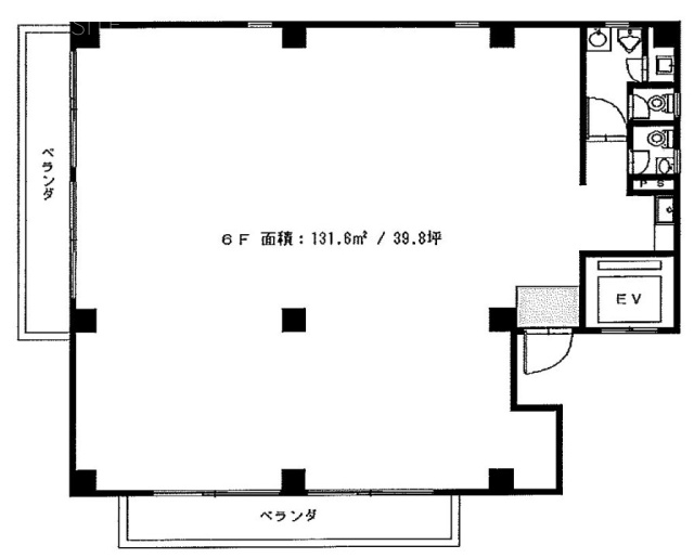 エビスKATOHビル6F 間取り図