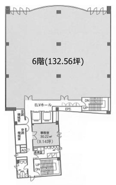ティファニー銀座ビル6F 間取り図