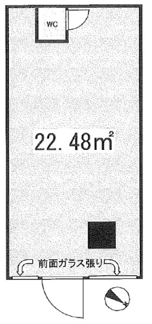 グリーンターフ南八幡1F 間取り図