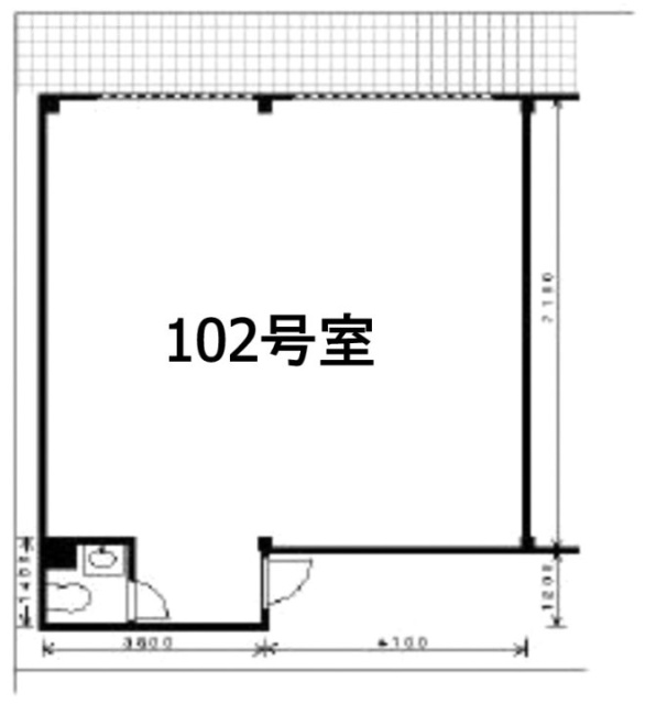 メゾン酒井102 間取り図