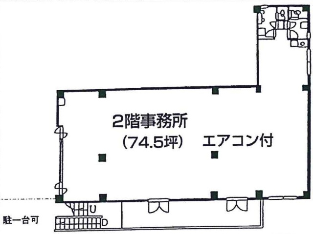 東京台貫ビル2F 間取り図