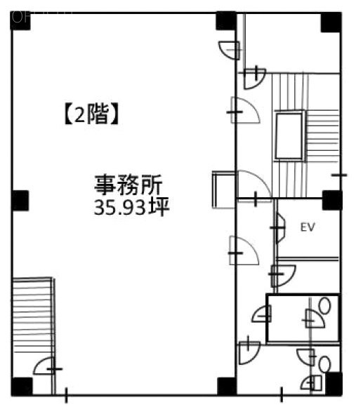 小林商事ビル2F 間取り図