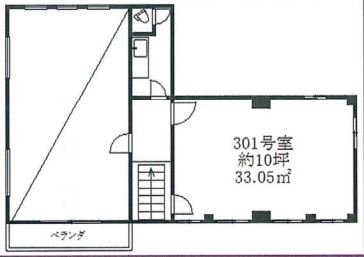 橋本ビル301 間取り図