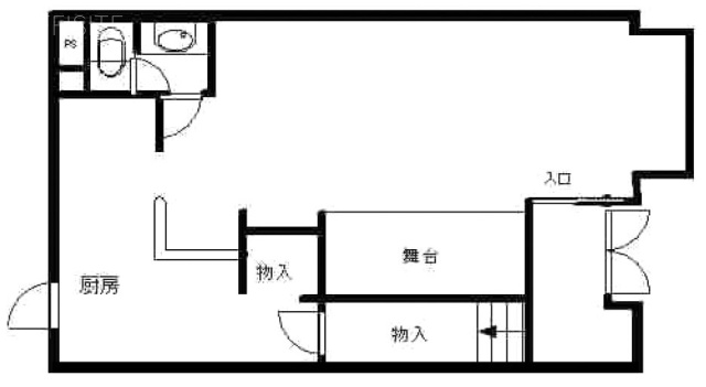 第1ソシアルビル1F 間取り図