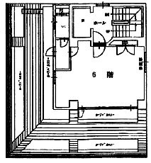 第6矢木ビル6F 間取り図