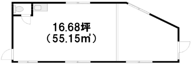 ヤシマハイツビル1F 間取り図