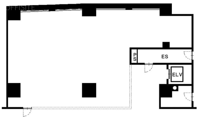 ライザ武蔵境ビルB1F 間取り図