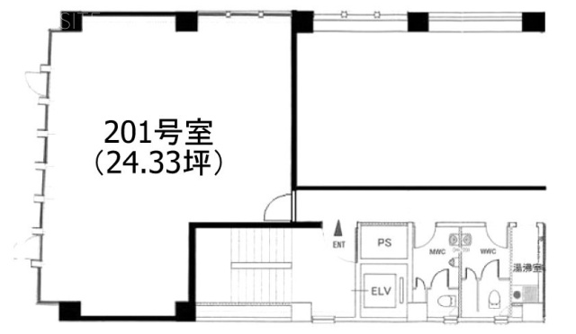 日本写真会館201 間取り図