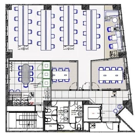 THE PORTAL 田町(旧 藤ビル)4F 間取り図