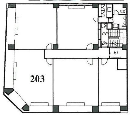 KN日本橋ビル203 間取り図