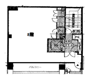 九段KAビル8F 間取り図