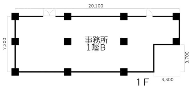 中村ビルB 間取り図