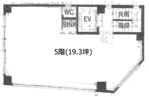 秀和浜松町駅前ビル5F 間取り図
