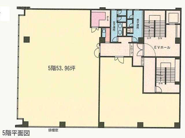 四谷セントラルビル5F 間取り図