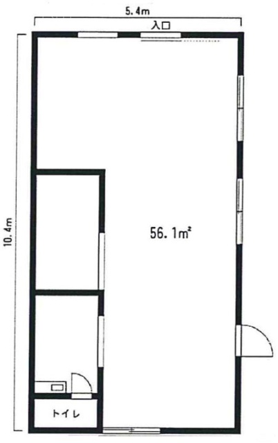 吉田ビル101 間取り図