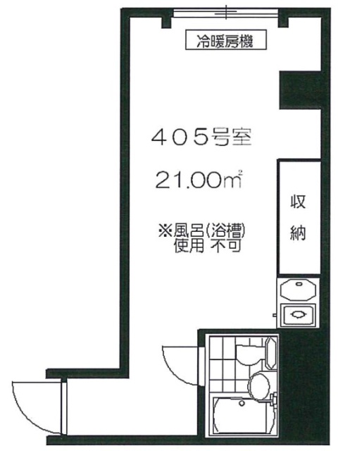ビジデンス千駄ヶ谷405 間取り図