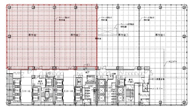 Hareza Tower分割1・2 間取り図