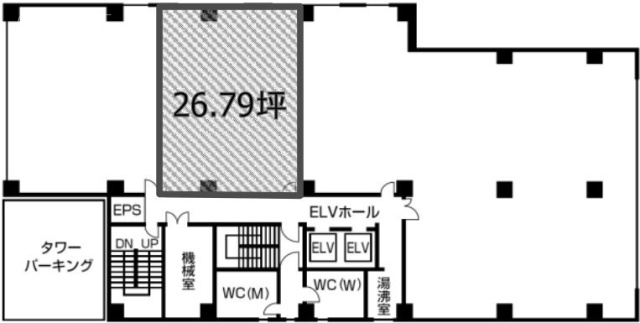 松戸第一生命ビル6F 間取り図