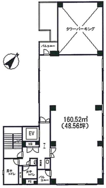 桜木町駅前ビル6F 間取り図