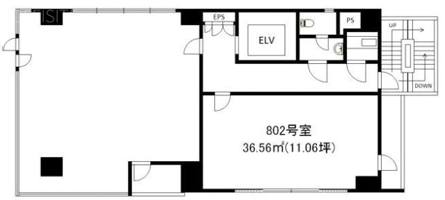 高木ビル802 間取り図