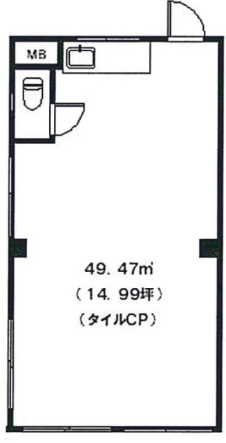 タチバナビル301 間取り図