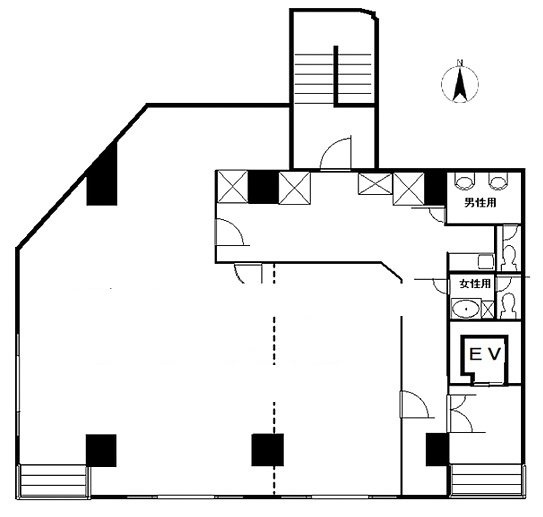 共栄ビル3F 間取り図