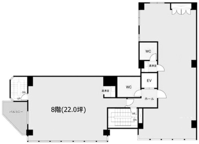 真下ビル8F 間取り図