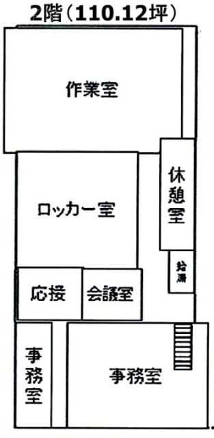 舟渡3丁目貸事務所2F 間取り図