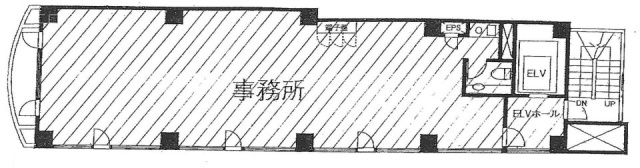 高山ランド第12ビル8F 間取り図