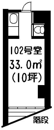 日本橋箱崎ハイツ102 間取り図