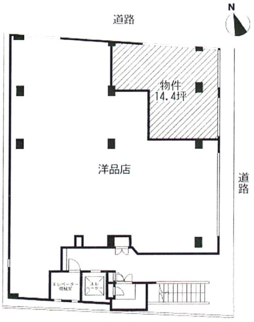 ファインコート下北沢ビル1F 間取り図