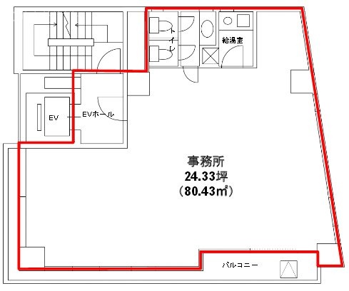 パレスサイド千代田8F 間取り図