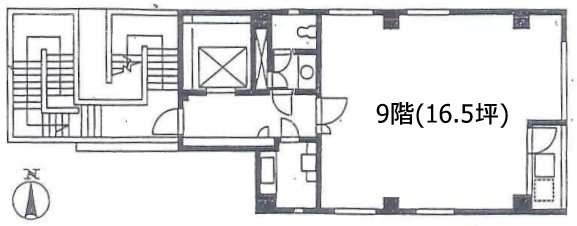 日進ビル9F 間取り図