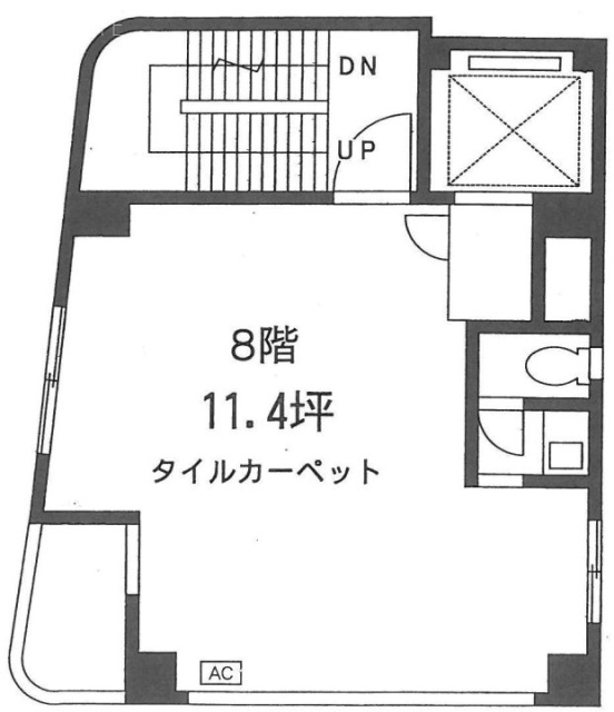 SHIMADA(島田)ビル8F 間取り図