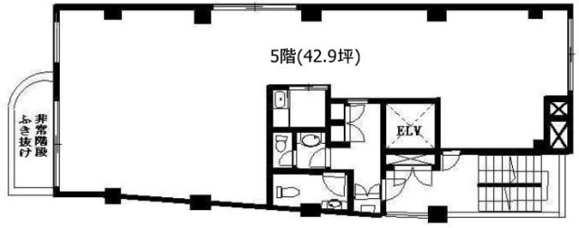 松楽ビル5F 間取り図