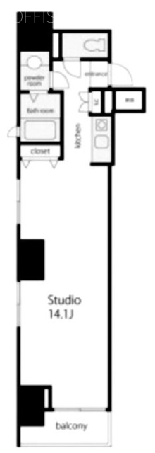 VORT銀座residence504 間取り図