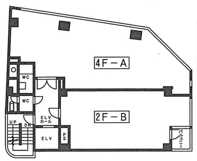 第2昭和ビルA 間取り図