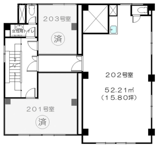 稲葉ビル202 間取り図