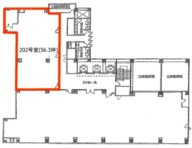 新横浜ファーストビル202 間取り図