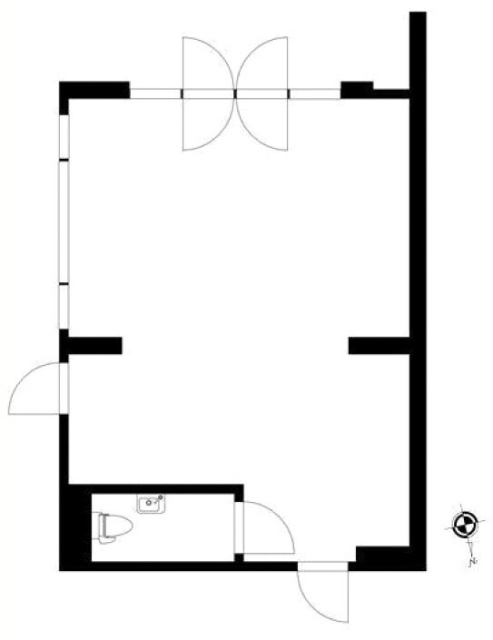 コア自由が丘ビル1F 間取り図